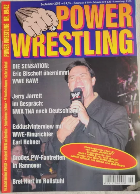 Power Wrestling Magazin, Ausgabe 09/2002 Eric Bischoff wwe wwf wcw ecw tna nxt