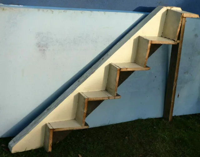 Alte originale Teil Treppe Buch Regal Pflanzregal Dekoration Wohnraumidee etc Alte originale Teil Treppe Buch Regal Pflanzregal Dekoration Wohnraumidee etc