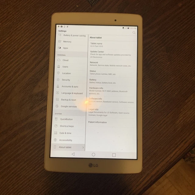 LG G Pad X 8.0  Used