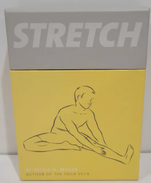 The Stretch Deck: 50 Stretches Yoga Pilates Flash Cards- Cards By Miller, Olivia