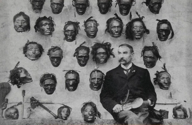 Antique Shrunken Head Photo 754 Oddleys Strange & Bizarre