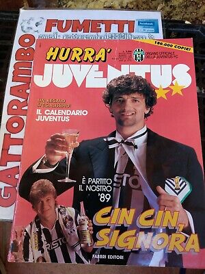 ottimo Hurrà Juventus n.1 con Alessandro Altobelli anno 1989 