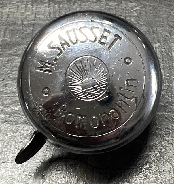 Ancienne Sonnette De Vélo Chromée - Cycle Bell - Fabriquée En France
