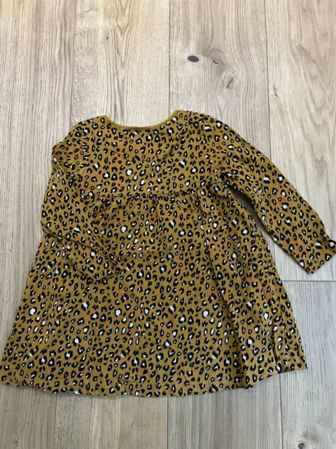 Next Leopard Print Long Sleeve Dress (Age 3-4) (P75) 2