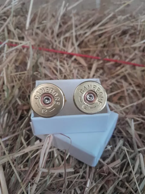 Shotgun Cartridge Cufflinks. Weddings.Birthdays.Presents.