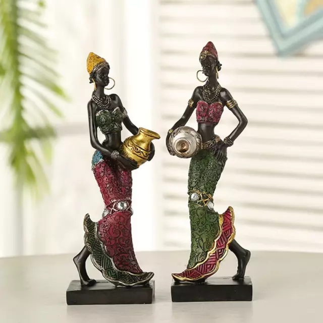 Figurine Donne Figura Da Collezione di Arte Pezzo per Cabinet 2