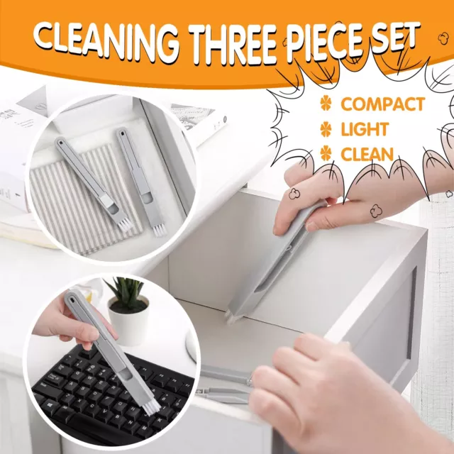 Multifunctional Brush Slot Window Computer Cleaning Tool Kitchen Cleaning Brush
