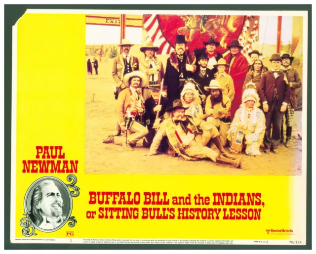 Vintage 1976 Buffalo Bill & the Indians Full Lobby Card Set of 8   Paul Newman