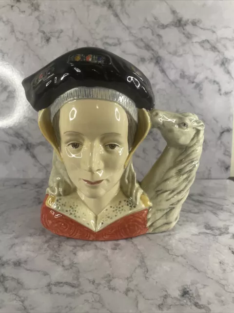 Royal Doulton Large Character Toby Jug D6653 Anne of Cleves 1979