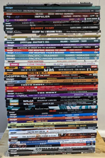 Trade Paperbacks Variety Lot (Image, Oni Press, Dark Horse, and other Comics)