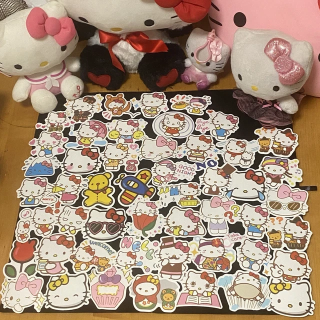 50PCS ASSORTED SANRIO Hello Kitty Vinyl Decal Stickers £9.52 PicClick UK