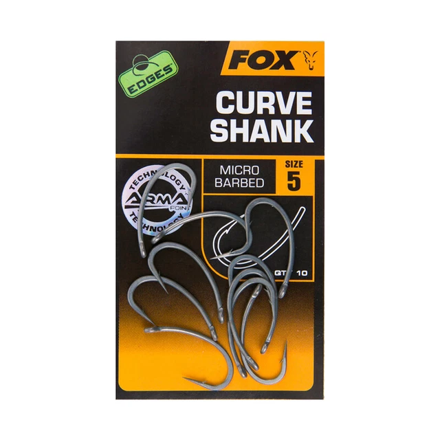 Fox Edges NEW Stiff-Rig Straight Hooks Barbed & Barbless In All Sizes PAY 1 POST