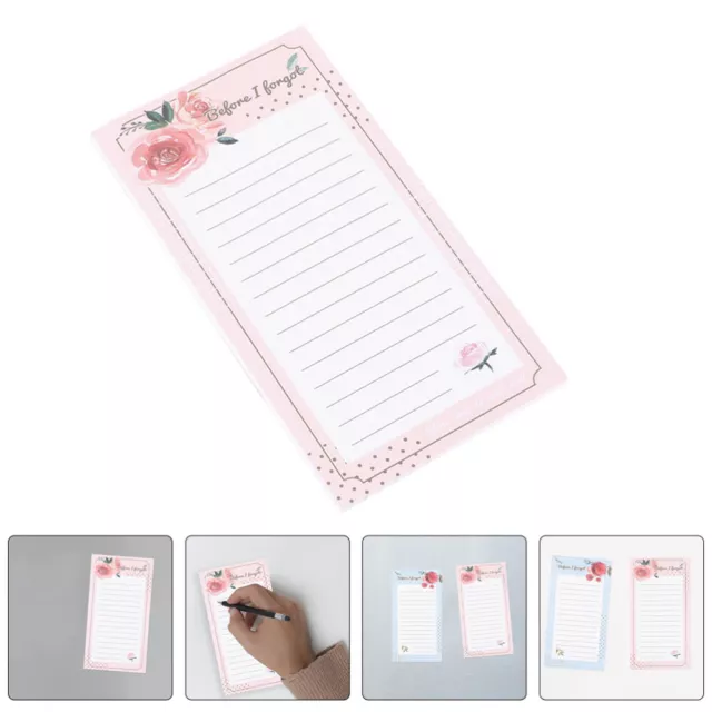 Refrigerator Notepad Small Magnetic Notebook Versatilen Reminder Fridge