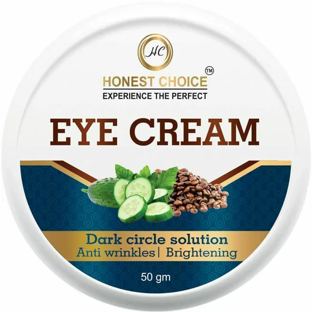 HONEST CHOICE Men's Women's Eye cream for dark circles, anti wrinkle and Puffy e
