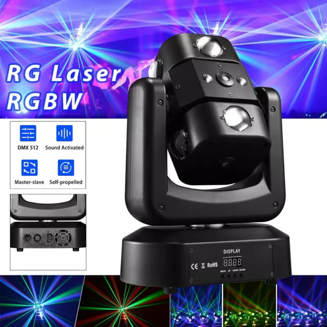 150W LED RGBW Strahl Laser Moving Head DMX Disco Lichteffekt Bühnenlicht DJ Show