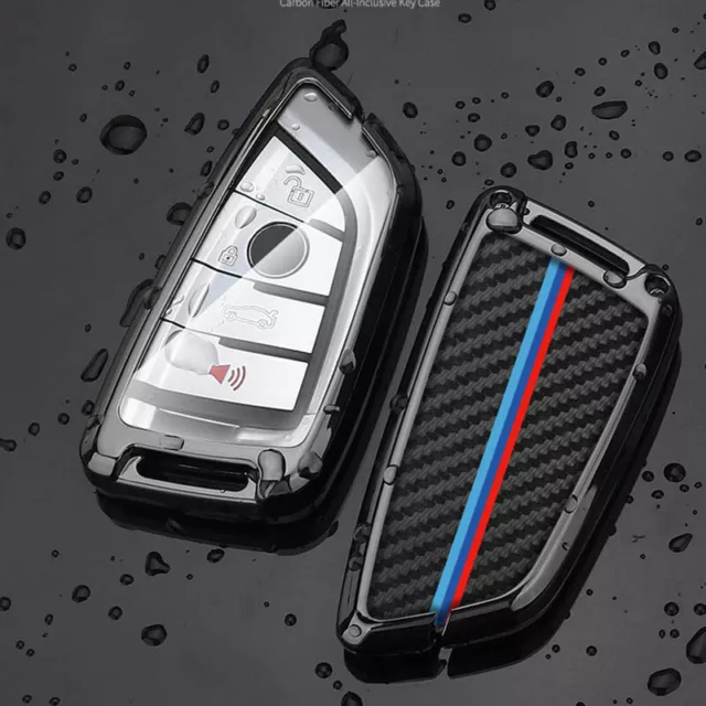 Metal Car Key Case Fob Cover Shell For BMW X2 X3 X4 X5 X6 3 4 5 Series