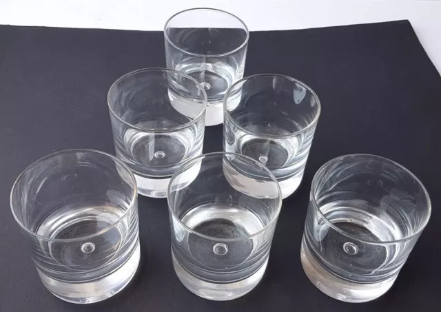 Set, 6 Mug/Glasses With Incorporated Air Bubble Um 1950 K646