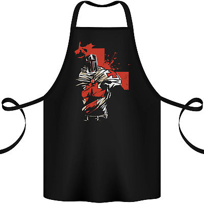 St Georges Day Knights Templar Crusader Cotton Apron 100% Organic