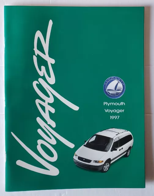 1997 Plymouth Voyager Van Chrysler Sales Brochure 28pgs Canada