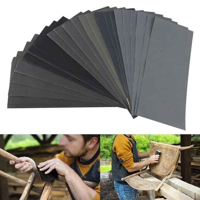 Fogli di carta vetrata levigatura carburo di silicio parti 1000/2000/3000/5000/7000 20 pz