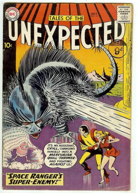 TALES OF THE UNEXPECTED #51 (DC 1960, fn 6.0) Price guide value: $60 (£45.00)