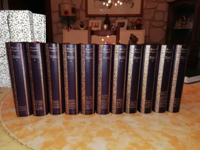 Oeuvres complètes de Marcel Pagnol, 11 volumes sur 14  édition Jean de Bonnot
