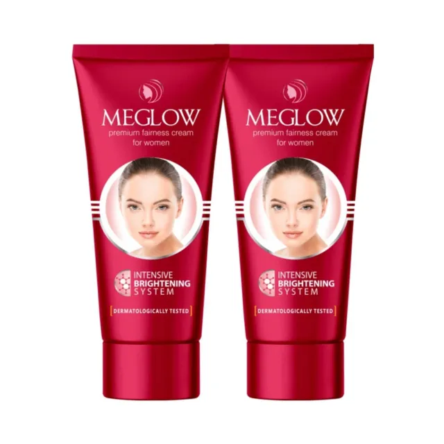 Combo de crema facial Meglow Fairness para mujer (2 x 30 gm) envío gratuito y rápido