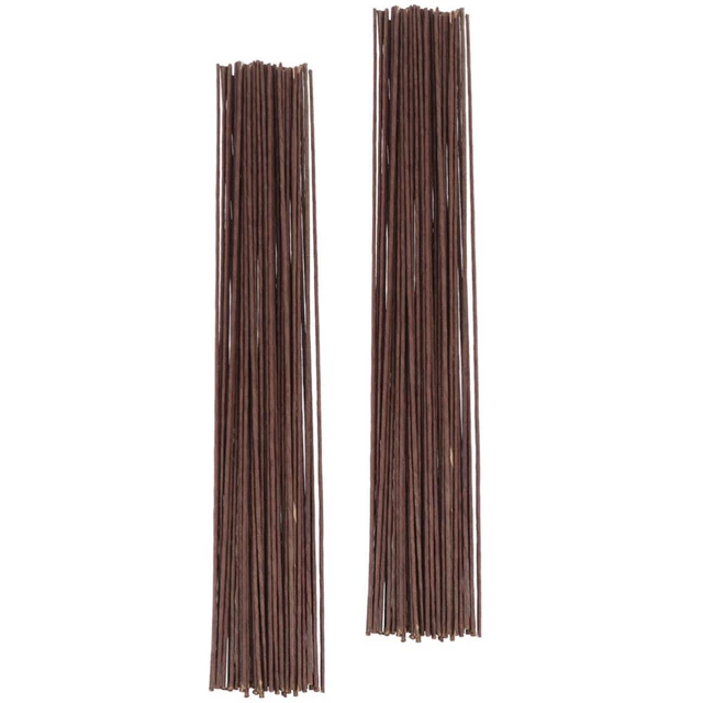 100 un. tallos florales artificiales hágalo usted mismo tallo de flores ramo artificial hecho a mano