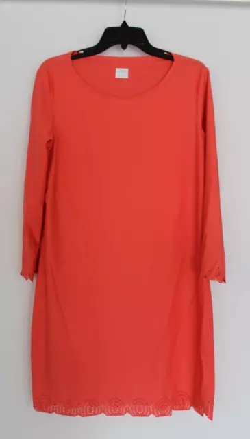 Cabana Life Coral Tides Sun Protection Cover Up Swim Dress Womens Size XL CORAL