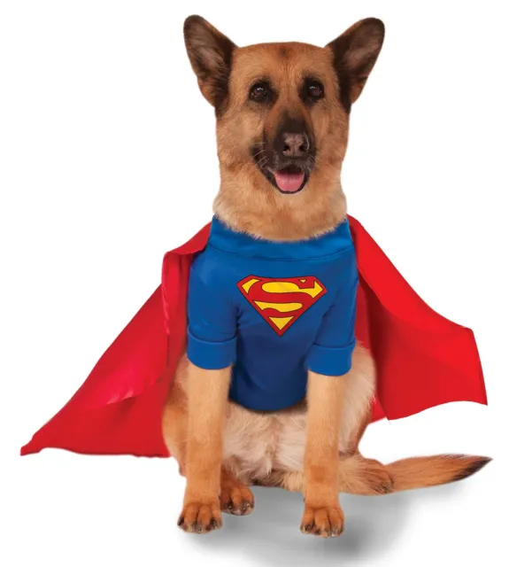 Rubie's unisex adult 580283 Official Rubie s DC Comic Superman Pet Dog Costume S