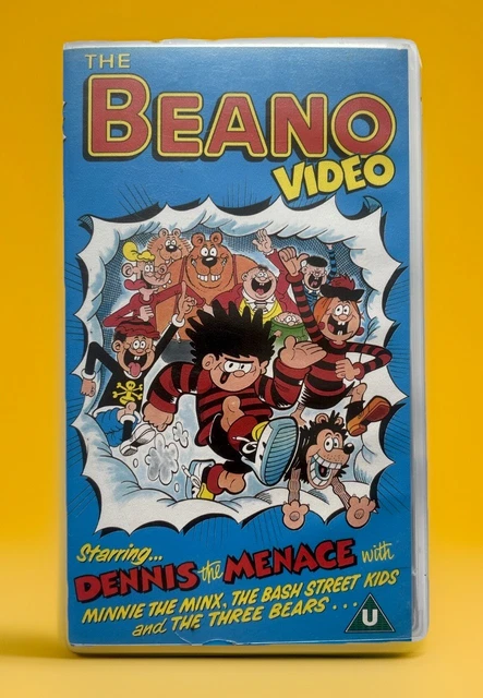 VINTAGE BEANO VHS Video 1993 Dennis The Menace Minnie The Minx U PAL ...