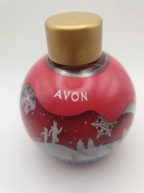 Baño y lavado corporal festivo Avon de bayas rojas