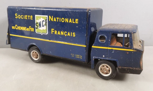 Jouet Ancien Camion Auto Service JOUSTRA En Tôle - Occasion