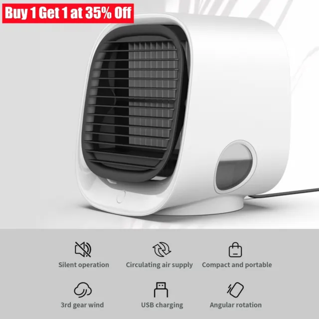 Mini Portable Air Cooler USB Air Conditioner Humidifier Purifier Cooler Fan UK