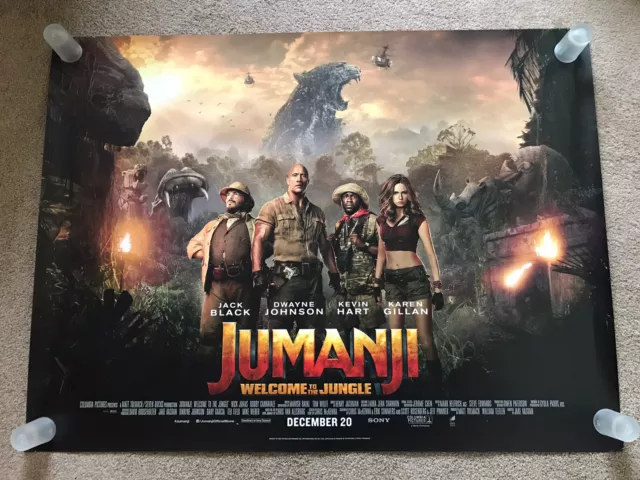 Jumanji - Welcome to the Jungle Posters - Jack Black - A3 & A4