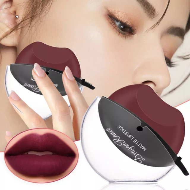 Ladies Lazy Lipstick Matte Beauty Waterproof Long-Lasting Lipstick Lip Makeup B