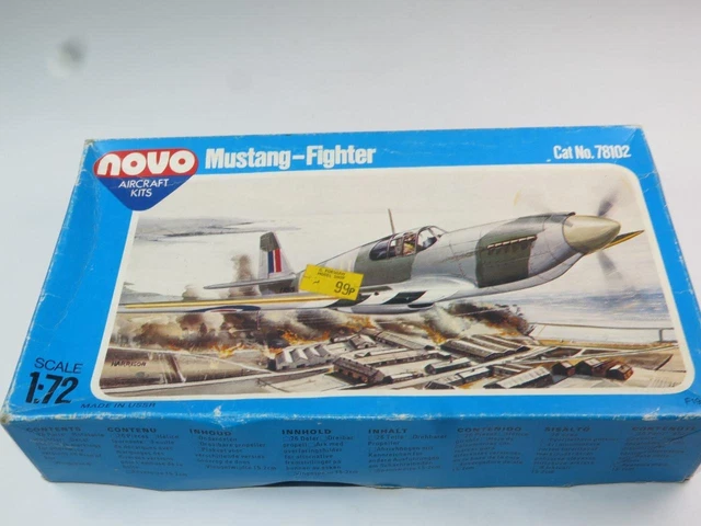 NOVO (Ex-Frog) 1/72 Modèle Aircraft Kit Na MUSTANG P-51A / Mk II Scellé Urss