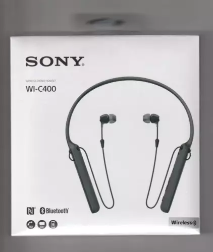 Sony WI-C400 Bluetooth sans Fil Stéréo Écouteurs Noir