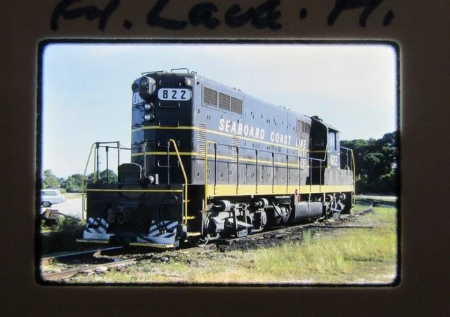 Original  '72 Kodachrome  Slides SCL Seaboard Coast Line 822 GP7      39J33