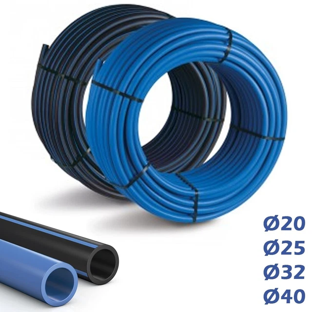 Tubo In Polietilene 16mm PN4 - Rotolo 25mt Per Irrigazione Interrata E Giardino