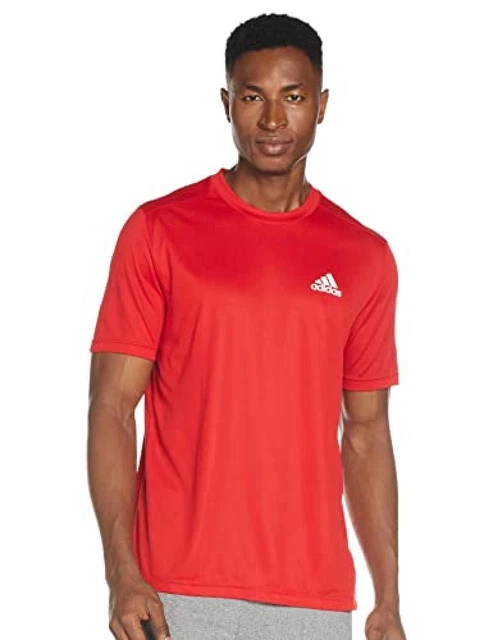 (TG. S) adidas M PL T Maglietta da Uomo - NUOVO