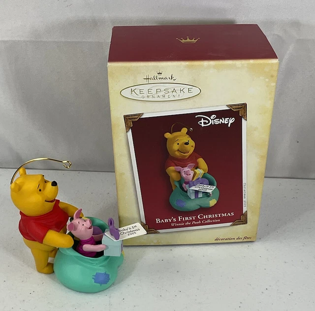 HALLMARK WINNIE THE Pooh Ornament Disney Baby’s First Christmas 2005