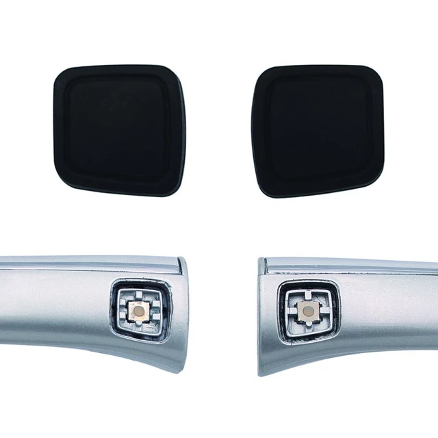 2 * Maniglia porta senza chiave GO copertura bottoni adatto per Mercedes W220 S350 S4