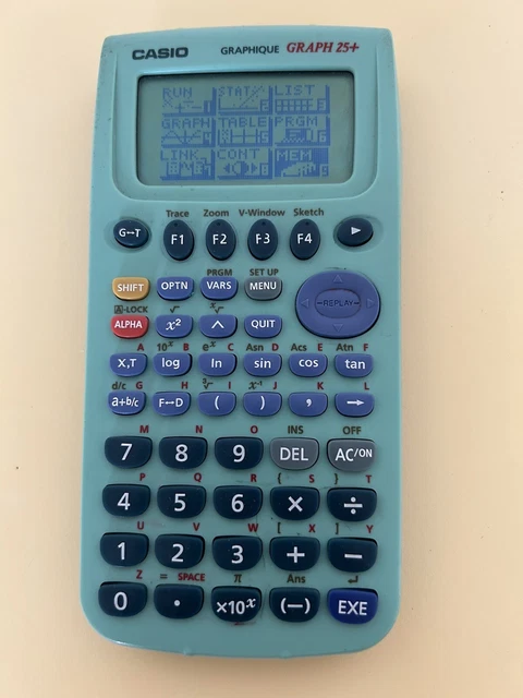 Calculatrice Casio Graph 25+ – Graphique – Scientifique – Occasion