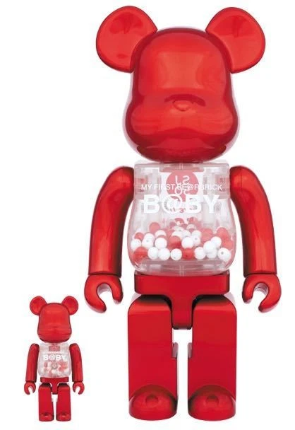 MI PRIMER BE@RBRICK B@BY Jackson Pollock Studio Ver. 100% Y