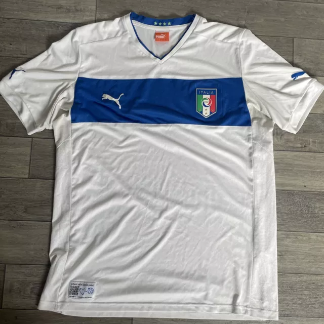 Italy International Football Shirt 2012-2014 Away Shirt Puma Men’s Size XL