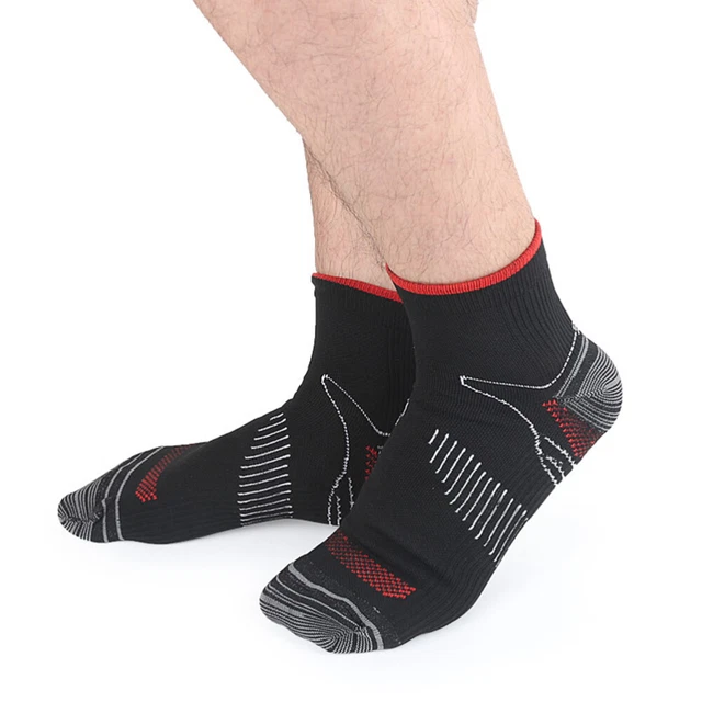 Calze volanti calze a compressione uomo casuali corsa media