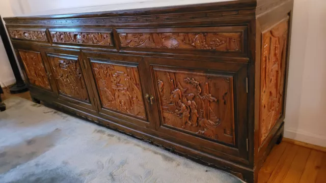 Exquisite Antique Chinese Handcarved Buffet Table - $2,450 (Maryland)