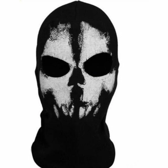 Sturmhaube Maske Totenkopf Schädel Tod Sensenmann Motorrad Biker BMX Halloween