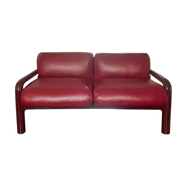 Gae Aulenti Knoll Two Seater Lounge Sofa